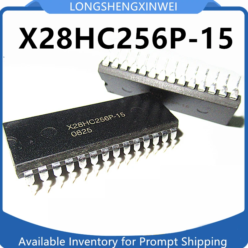 1PCS Nouveau Spot X28HC256P-15 X28HCMatte Insert Direct DIP-28 Puce Mémoire