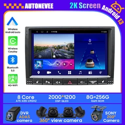 Autoradio Android Auto Stéréo, Navigation Carplay, Wifi 4G, Volkswagen VW Touareg 2002 - 2012