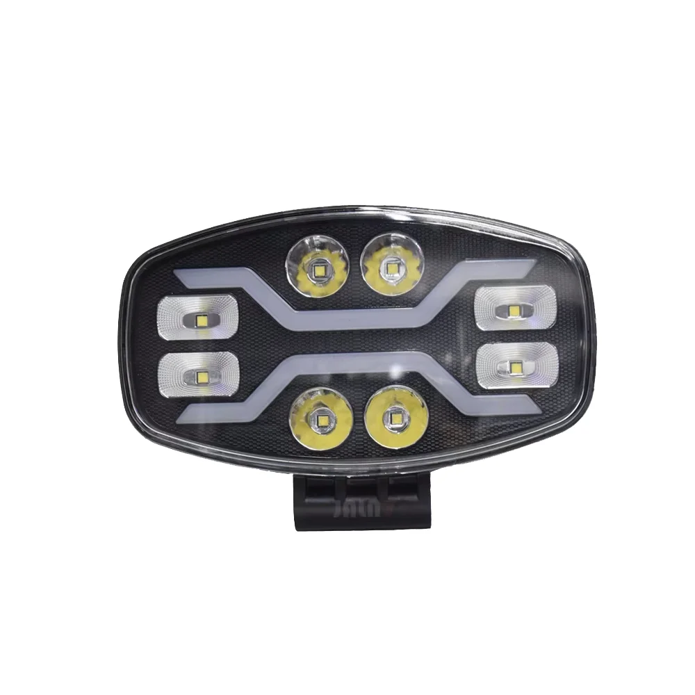 JALN7 LED-lamp 7" 9" Truck MAN Scania Offroad Spotlight Koplamp offroad gebruik LED-werklamp DRL wit knipperend geel 12V24V