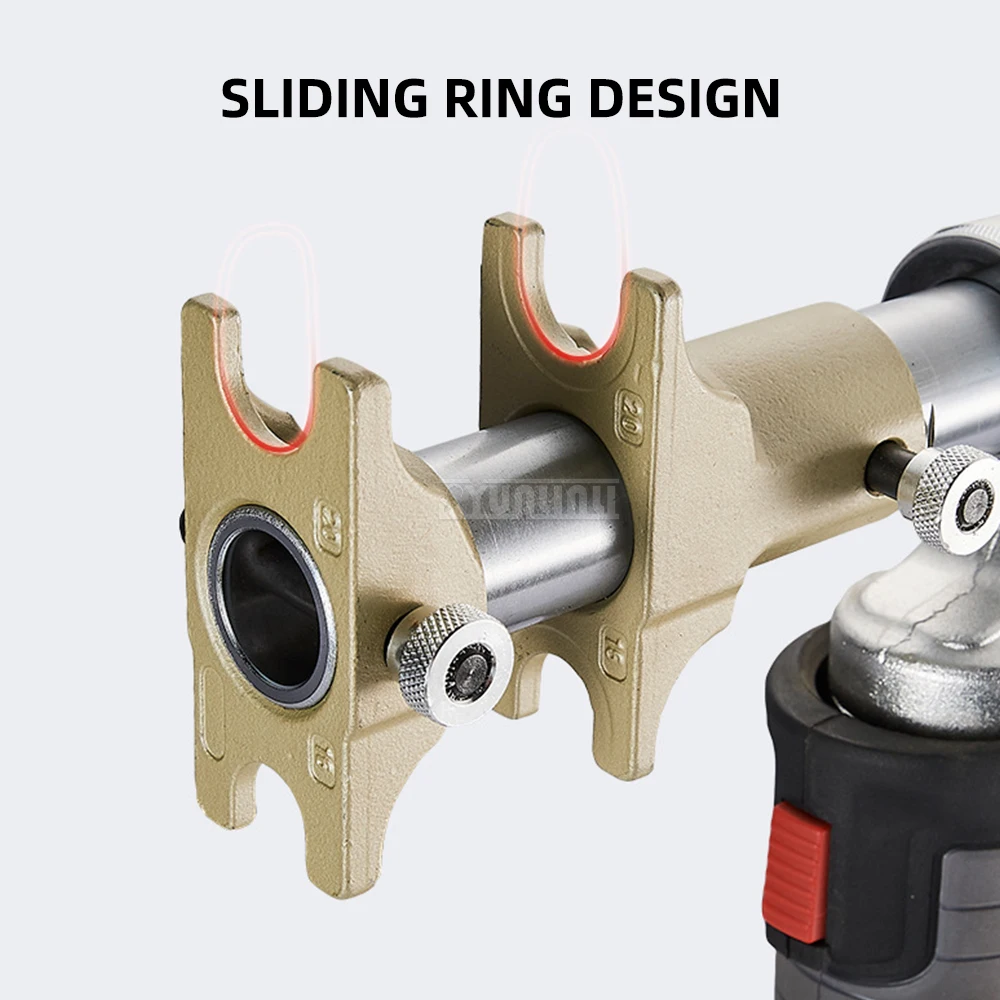 Electric Portable Floor Heating Pipe Expander,Cordless Hydraulic Slide Crimping Pliers, Slide Fitting Crimping Tool