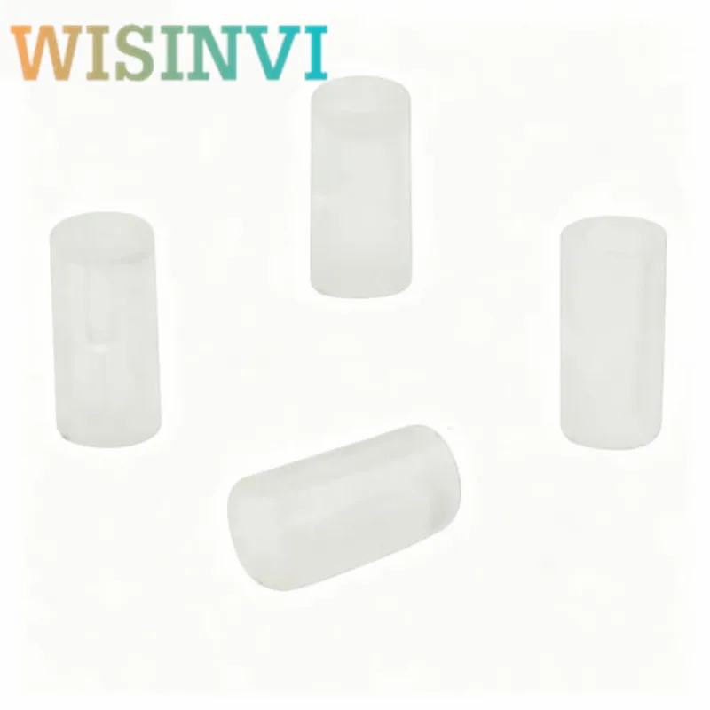20pcs 5x9.8mm Transparent Plastic Button Cap 3x3mm Square Hole Tactile Switch Key Cap For 6*6mm Touch Switch Power Push Button