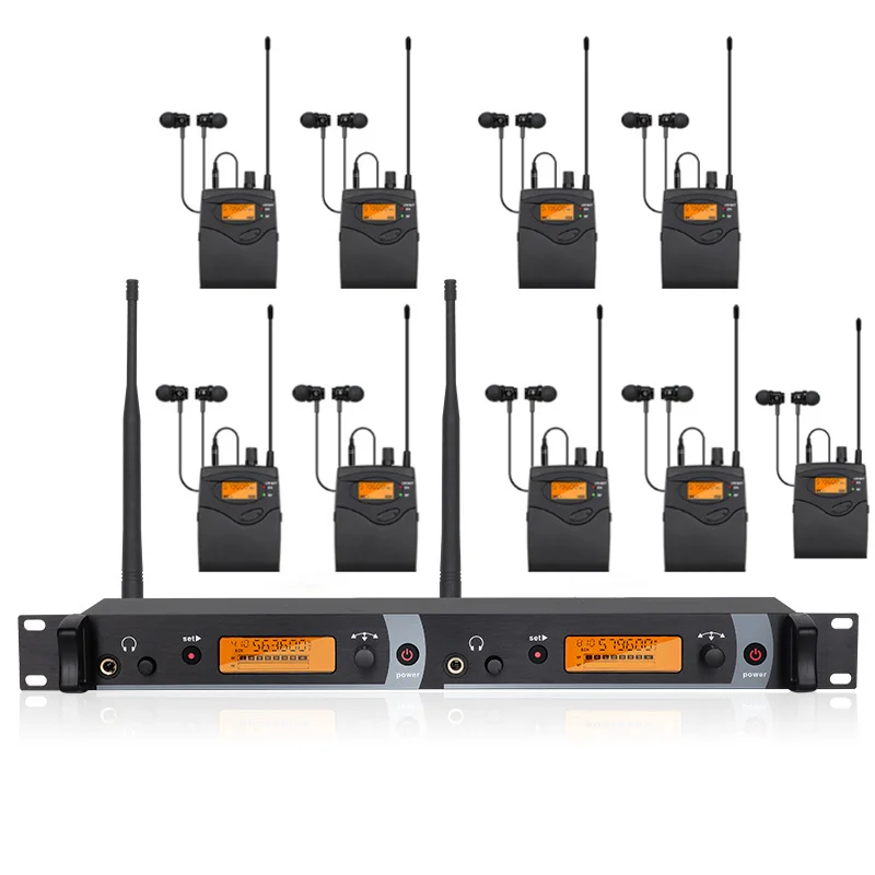SKARIDIS SR2050XP Professional Wireless In-Ear Mono Monitoring System Portable Stage Live Concert Suitable Earphones image 4