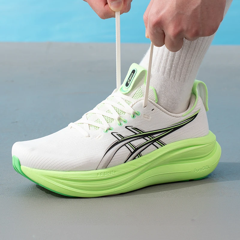 

Asics Men's Sports Shoes Gel-Nimbus 28 Fitness Training Cushioning and Wear-Resistant Running Shoes 1011C127-101