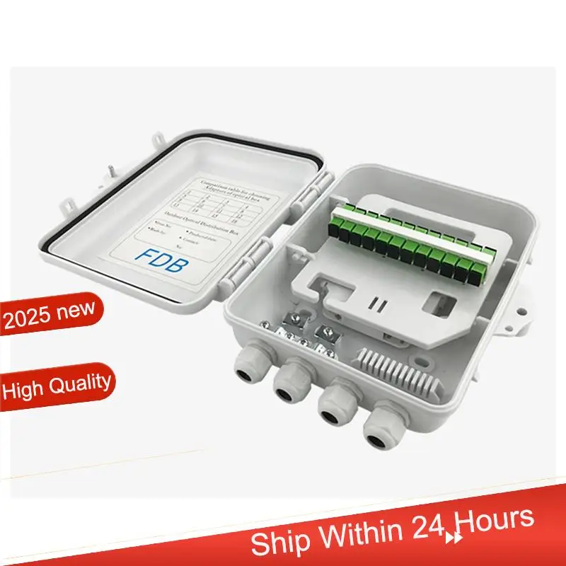 

AC18(Guaranteed) Nap Box Fiber Optic Splitter Box PLC Outdoor Indoor Fiber Optic Terminal Box Fiber Switch/Fiber Cable/Media Con