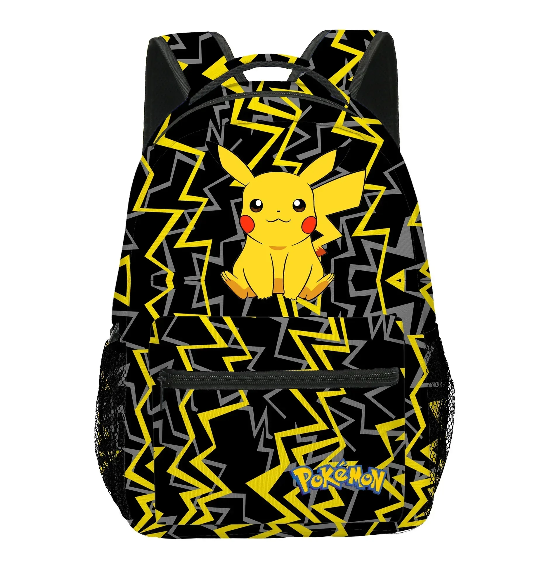 Pokémon Backpack Primary and Middle School Students Schoolbag Boys Girls Anime Pikachu Cartoon School Bag Mochila