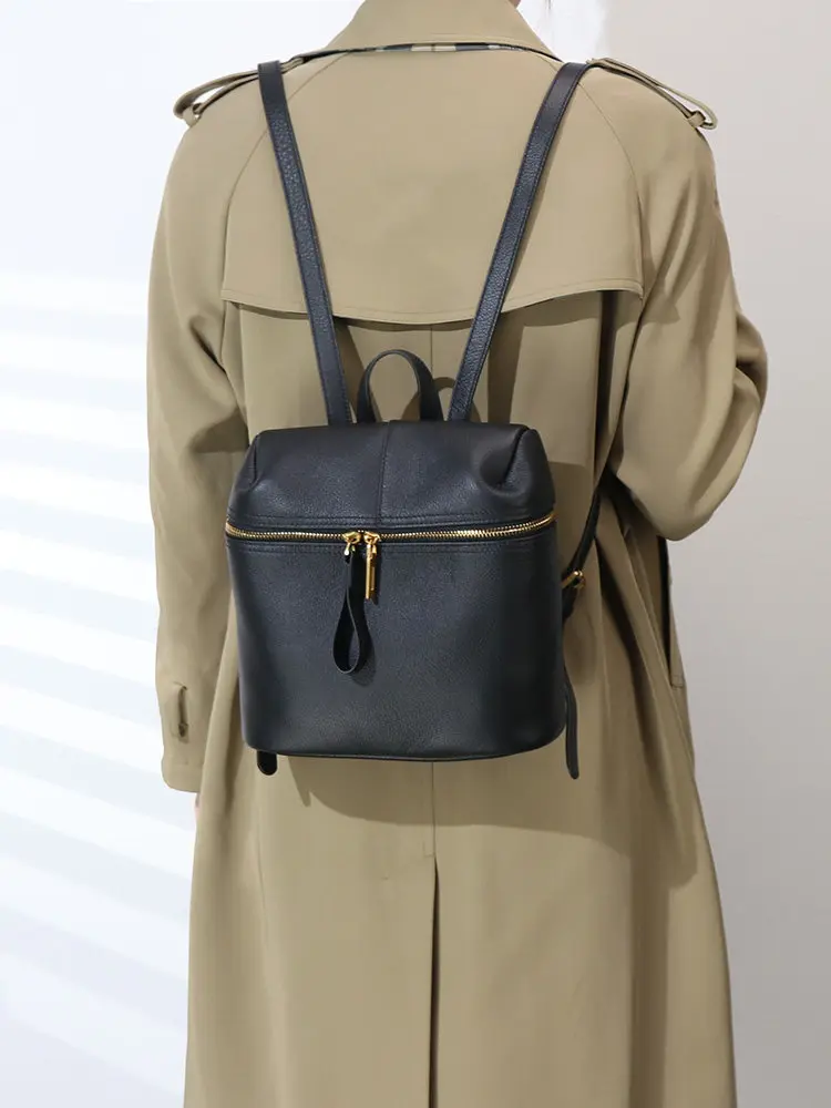 top-grain-cowhide-backpack-for-women-ins-niche-luxe-large-capacity-commute-versatile-ladies-school-bag