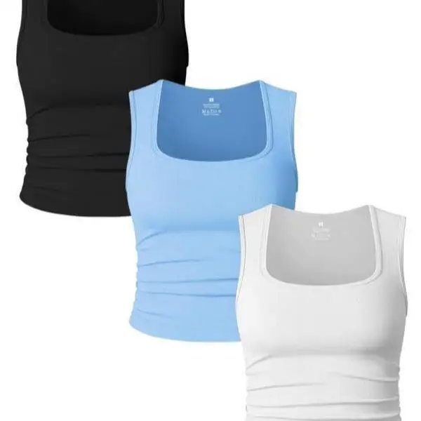 

Новая женская цветная спортивная майка для йоги и фитнеса 2025 года, свободный крой, весенний сезон, китайское производство, молодежный тренд