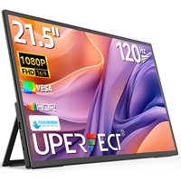 UPERFECT 21.5” 120HZ Portable Monitor Large Gaming Display With HDMI Type C External Screen For Laptop Steamdeck  MacBook  Phone
