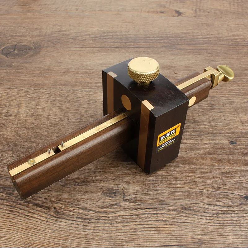 8 Inch Marking Gauge Woodworking Portable Wire Straightener Wood Straight Lines Drawing Mark Scraper Scriber Luxury Manual Tools