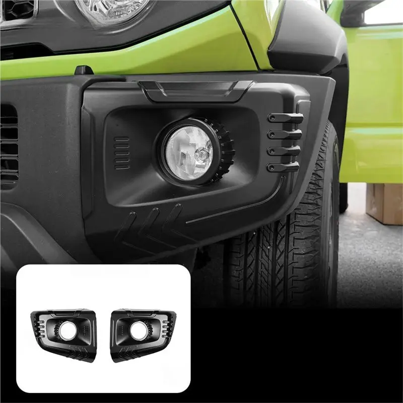 3/5Doors Car Front Fog Lamp Cover For Suzuki Jimny JB64 JB74 2018-2025 Car Exterior Accessories