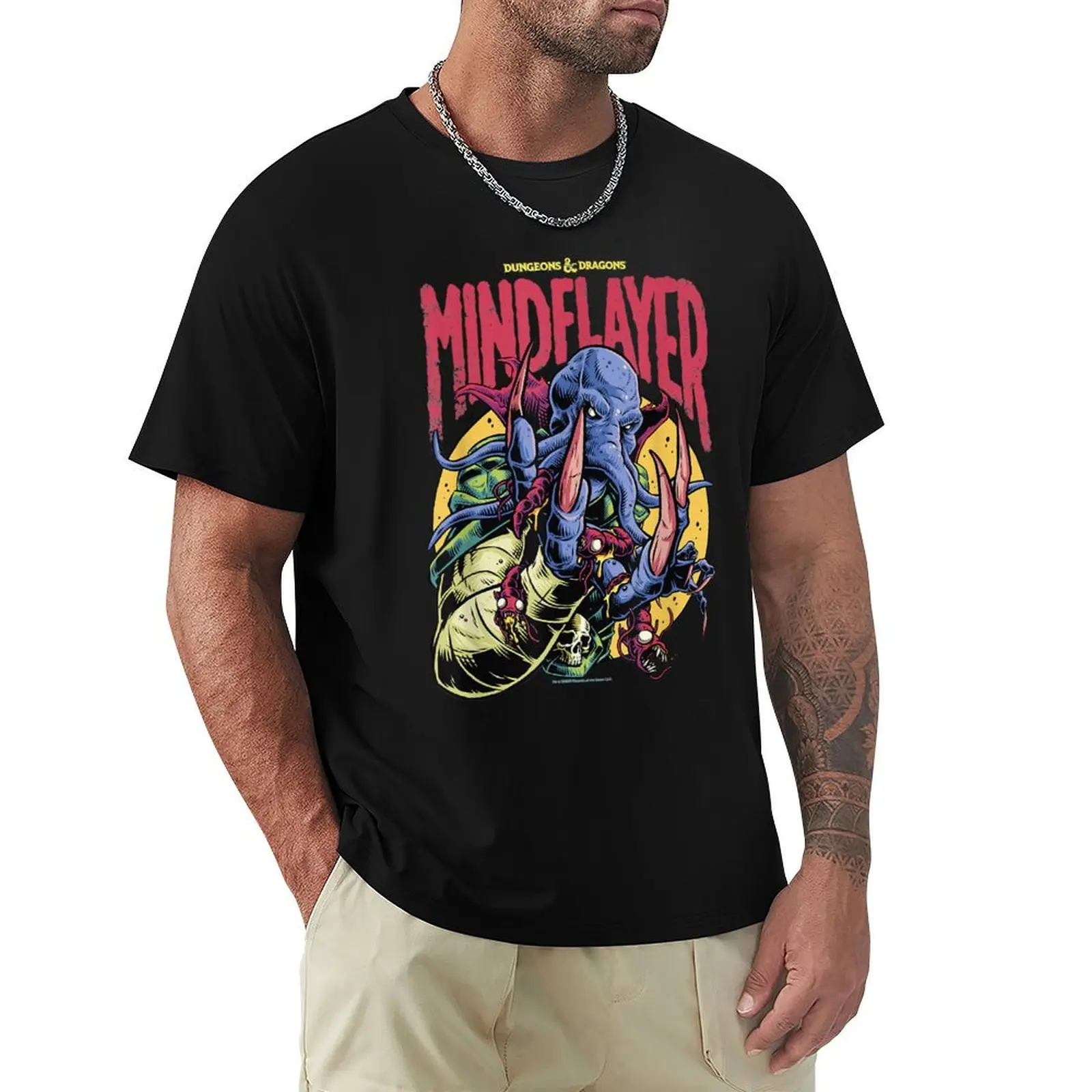 

Dragons Mindflayer T-Shirt sweat cheap stuff vintage graphic tee shirts men