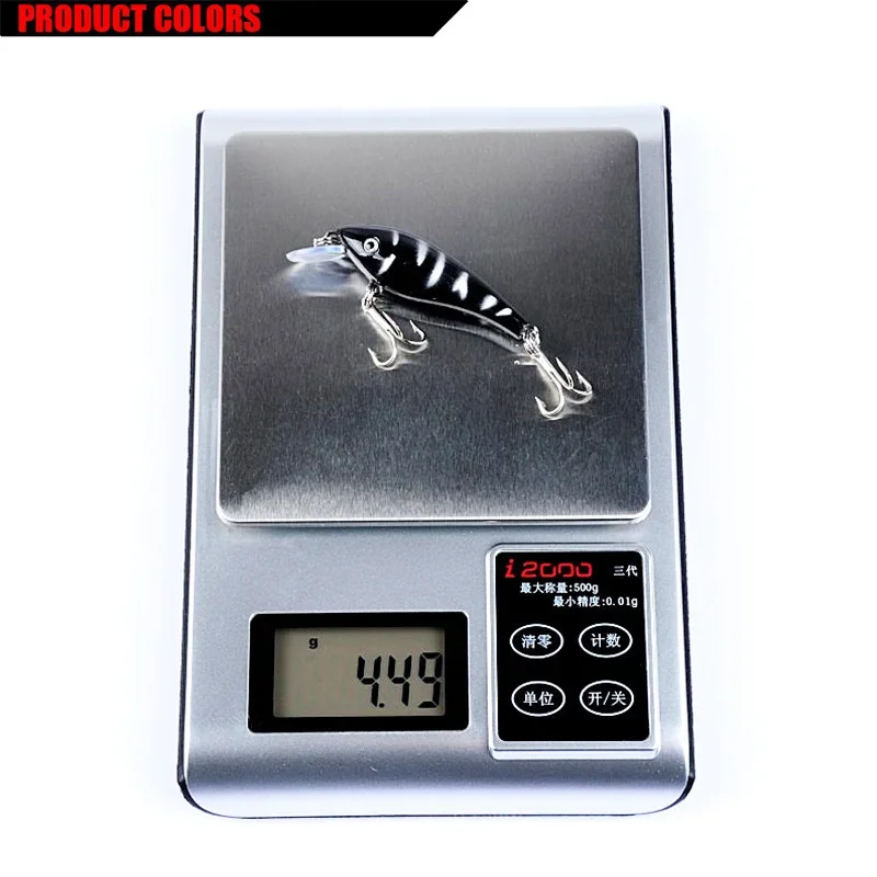1 Pc Crank Floating Fishing Lure 5.8cm 4.5g Artificial Hard Bait Wobblers Crankbait Minnows Lures Pike Pesca Fishing Tackle