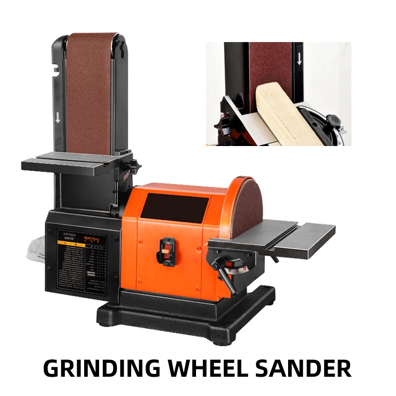 LUXTER 900W Belt 200mm Disc bench top grinding sander