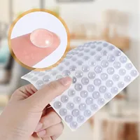 300/100Pcs Self Adhesive Door Stopper Rubber Damper Buffer Cabinet Bumpers Silicone Furniture Pads Cushion Protective Pads