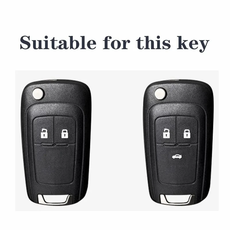 New Car Flip Key Case Cover Shell for Chevrolet Cruze Aveo Trax Sail Malibu Captiva Opel Vauxhall Astra J Corsa Insignia Mokka