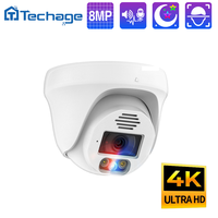Techage 8MP 4K POE IP Camera Face Detection H.265 Smart AI Two-way Audio Dome Camera for Security Surveillance System CCTV Video