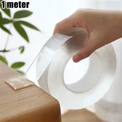 1M Nano Double Sided Tape Heavy Duty Transparent Adhesive Strips Strong Sticky Multipurpose Reusable Waterproof Mounting Tape