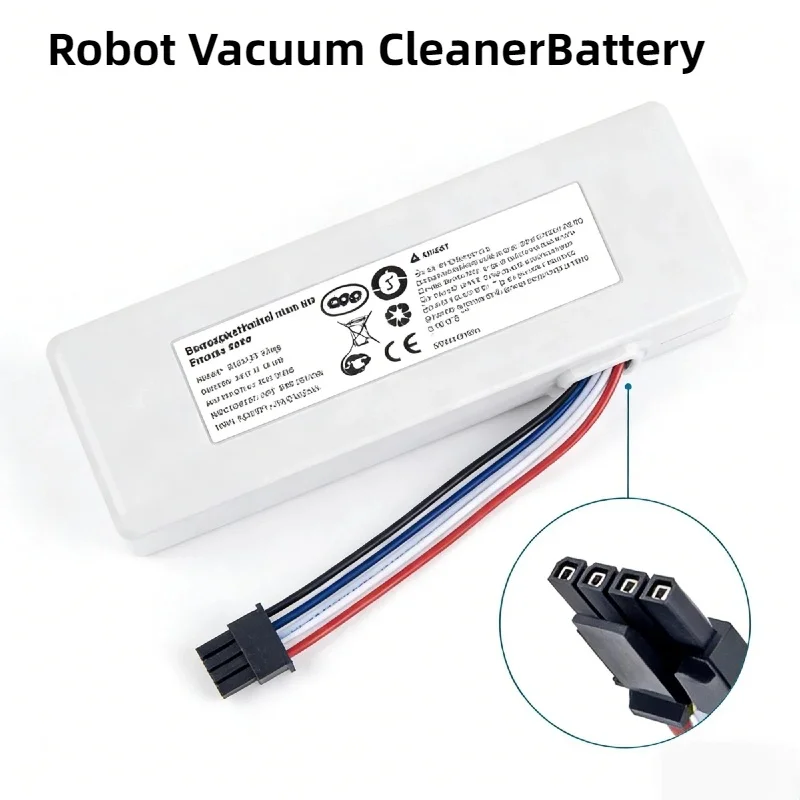 

High Capacity 12800mAh Battery P1904-4S2P-MM for Xiaomi Mijia 1C STYTJ01ZHM Robot Vacuum Mop Cleaner Long Life Spare Parts