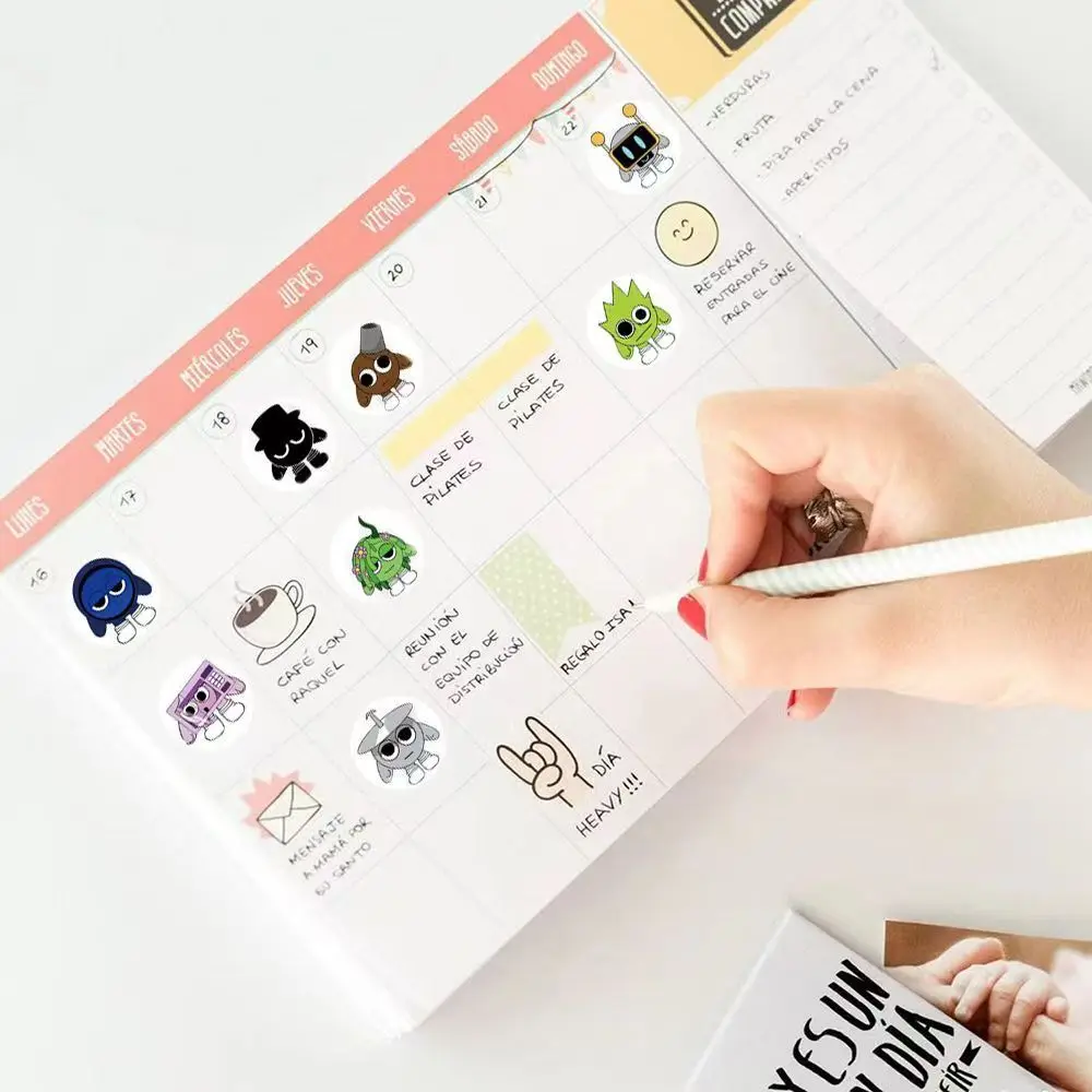 500Pcs/roll Incredibox Sprunki 스티커 크리 에이 티브 낙서 DIY 스크랩북 노트북 스케이트 보드 헬멧 데칼 만화 학생 스티커