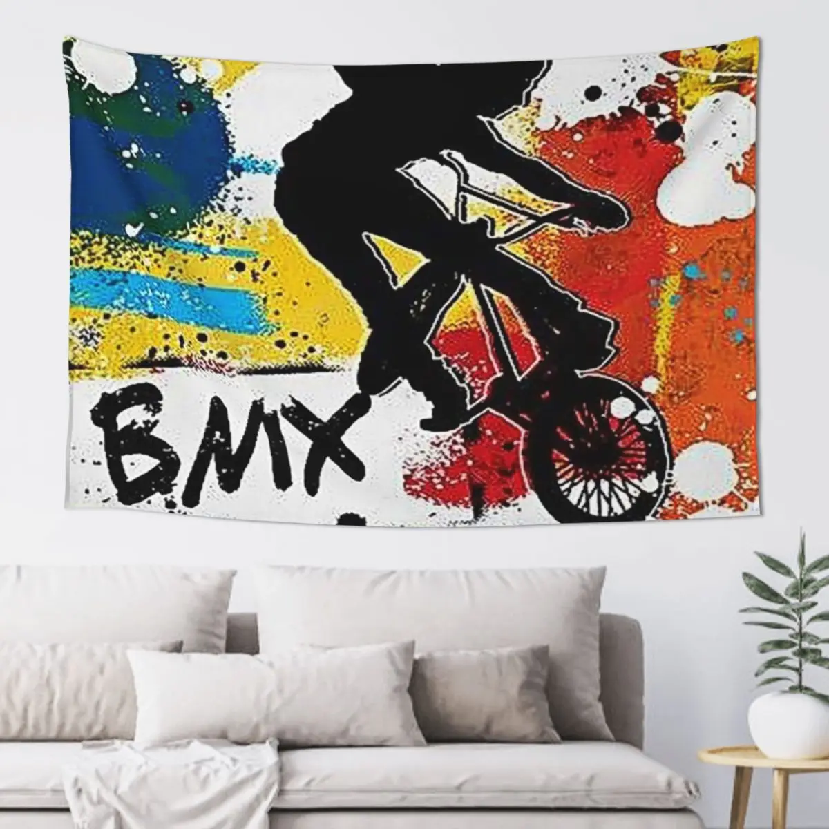 

paint Wall Bmx Art Tapestry Christmas Decoration Korean Room Decor Bedrooms Decorations Room Decor Cute Tapestry