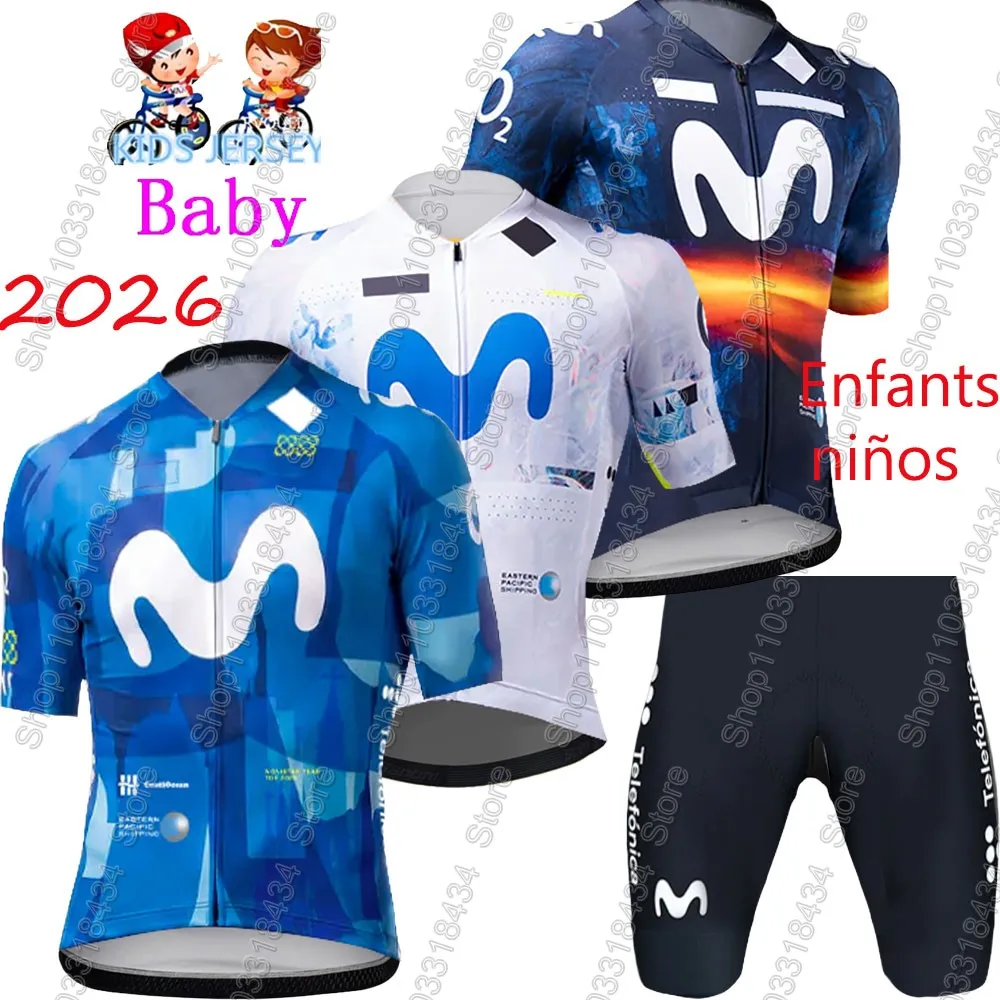 Conjunto de Jersey de ciclismo del equipo M Pro para niños y niñas, Ropa de ciclismo, traje de bicicleta para niños, Maillot de Ropa de montaña, 2026