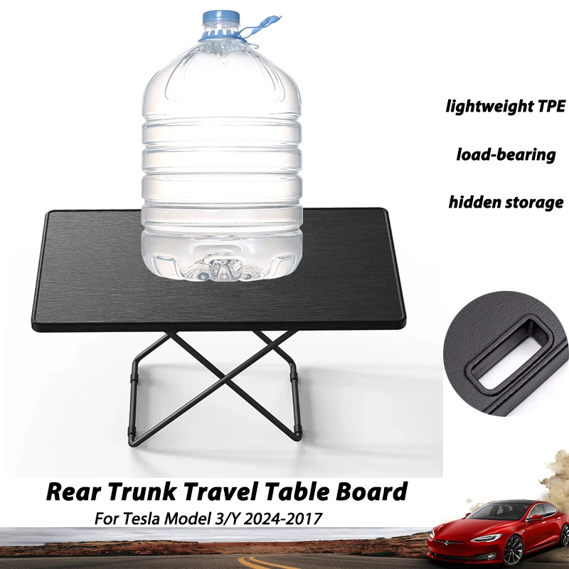 For Tesla Model Y Model 3 Travel Trunk Table Board Portable Folding Picnic Table Travel Trunk Specific 2024 2023 Accessories