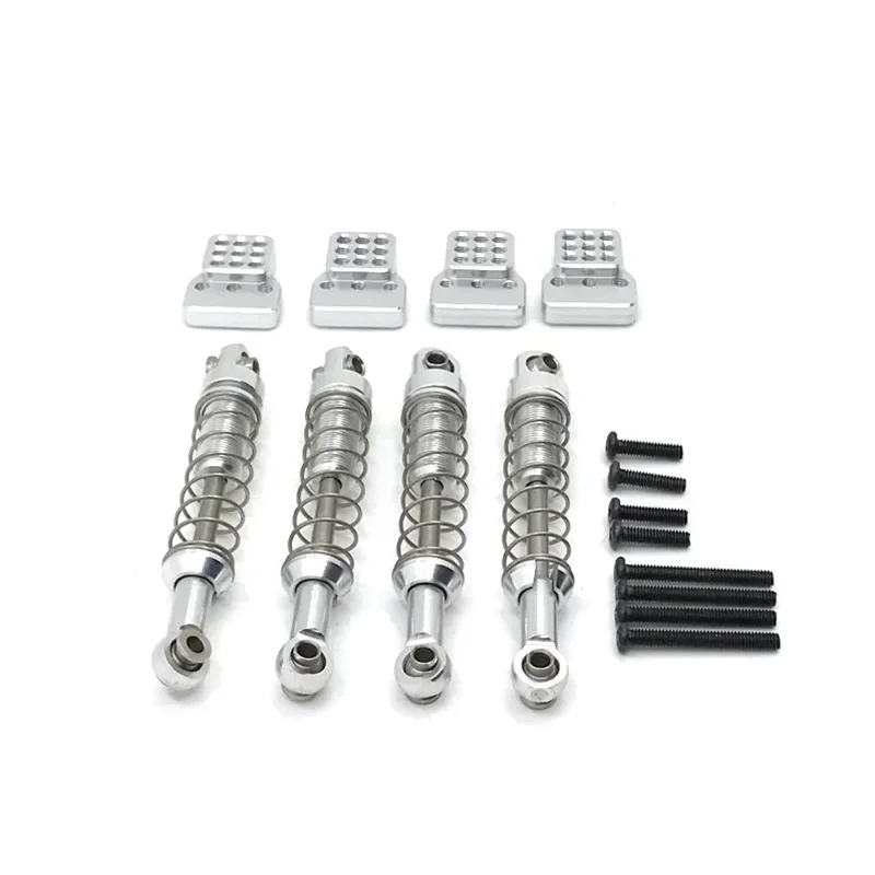 Amortisseur en alliage d'aluminium avec kits élaborées d'extension, WPL C14, C24, C34, C44, MN D90, D91, MN45, MN96, MN99, MN99S RC