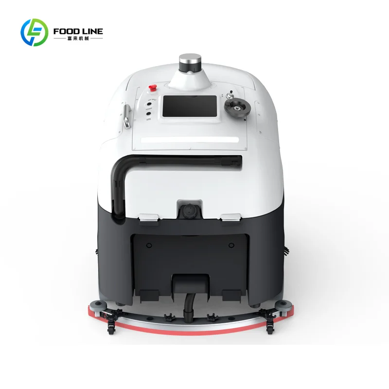 Industrial Unmanned Floor Scrubber Dryer with Auto Navigation for Mall Factory Large Area Custom