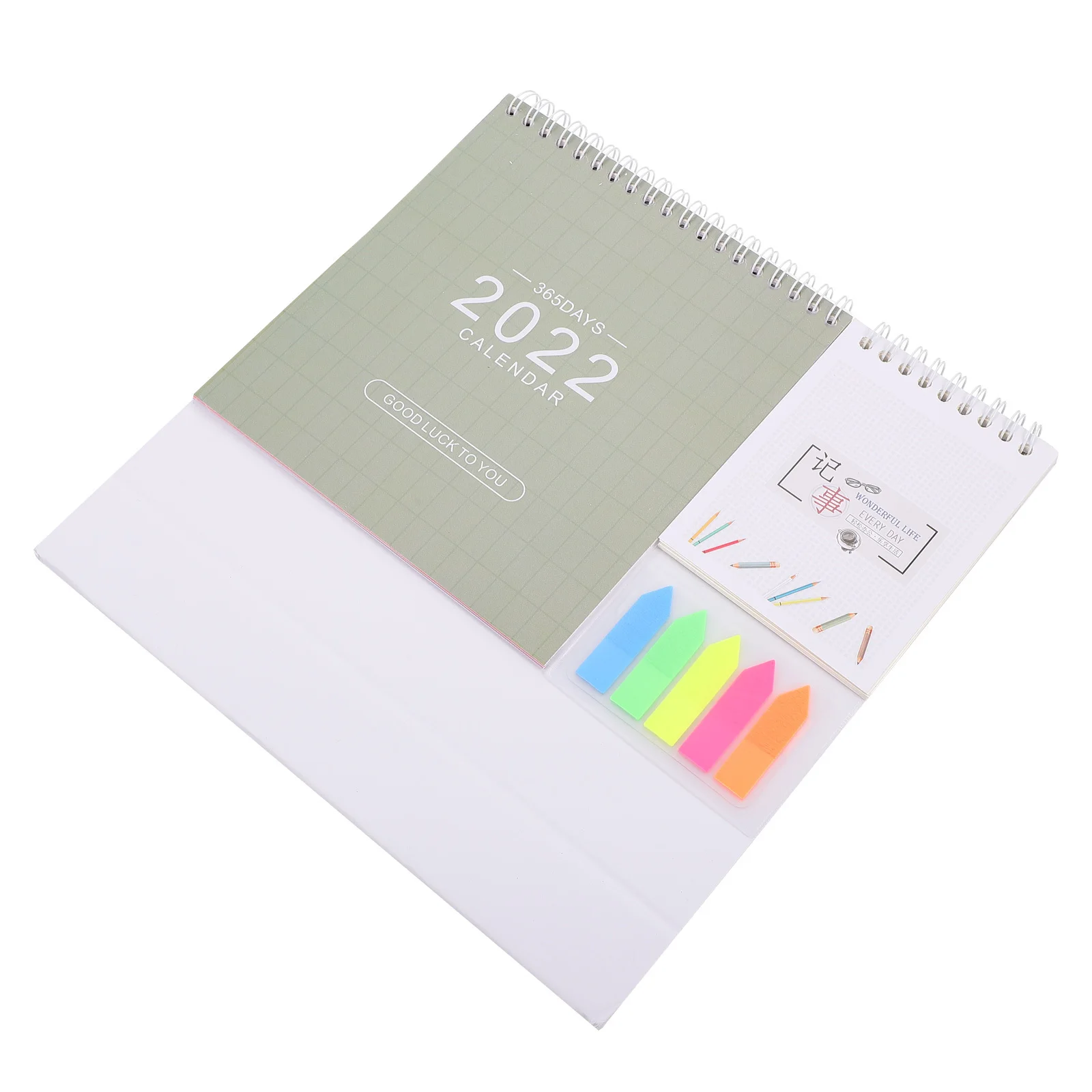 

1Pcs Creative Multifunctional 2022 Desktop Calendar Stylish Monthly Planner Office Schedule Daily Note Taking Practical Calendar