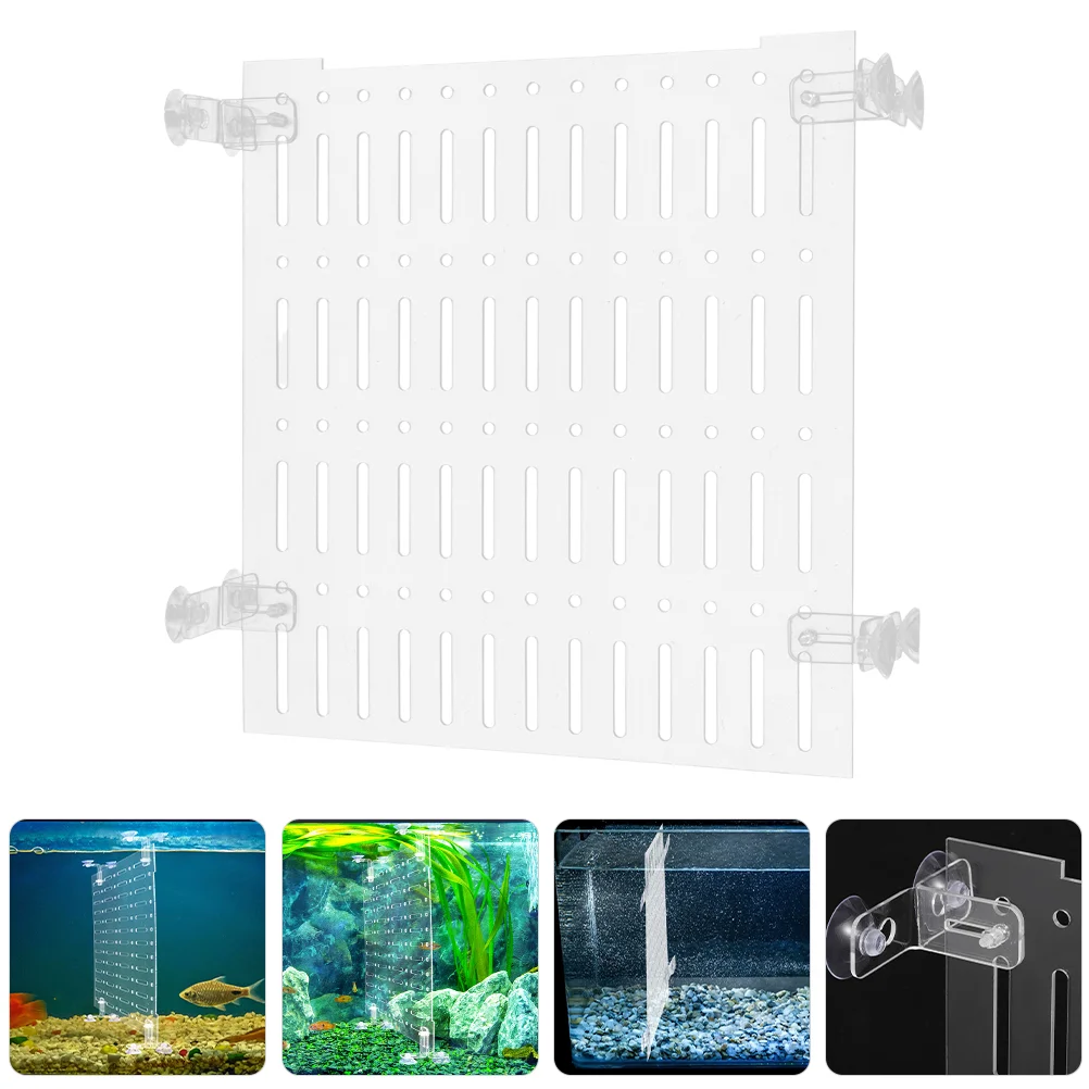 

Fish Tank Isolation Board Transparent Divider Supply Aquarium Plate Supplies Filter Tanks