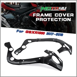 New Carbon Fiber Motorcycle Frame Cover Protection Twill Weave For Suzuki GSXR1000 GSX-R1000 GSXR 1000 2017 2018 2019