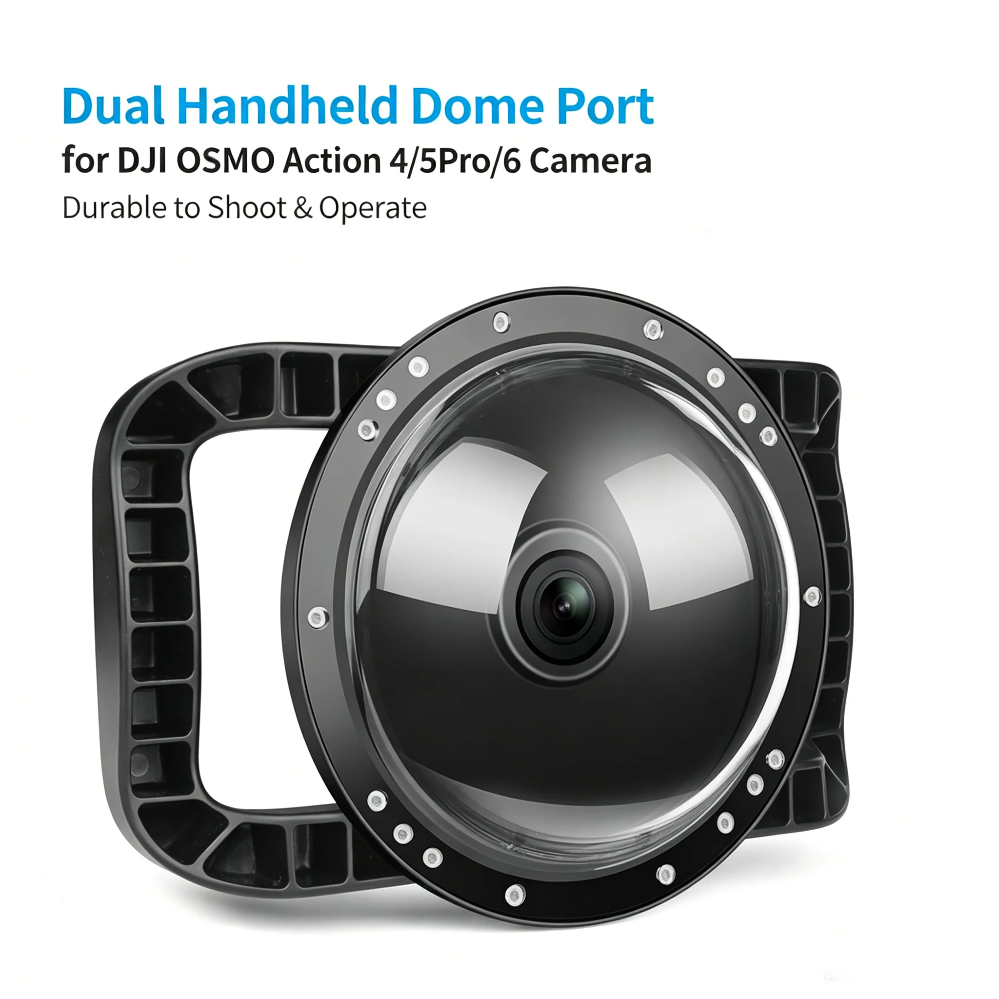 support-double-pour-camera-dji-osmo-action-4-5pro-6-robuste-pour-la-prise-de-vue-et-le-controle