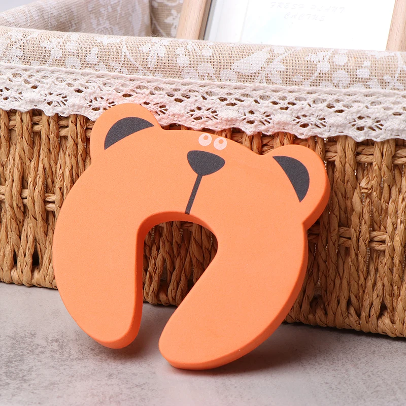 Baby Safety For Newborn Furniture Protection Card Door Stopper Security Cute Animal Care Child Lock Finger Protector