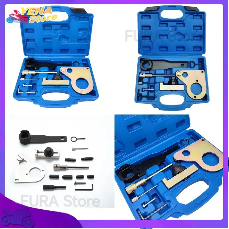 

Набор инструментов для регулировки ГРМ из 8 предметов из углеродистой стали для дизельных двигателей Nissan, Opel, Renault 1.6dci M9R, комплект для фиксации распредвала