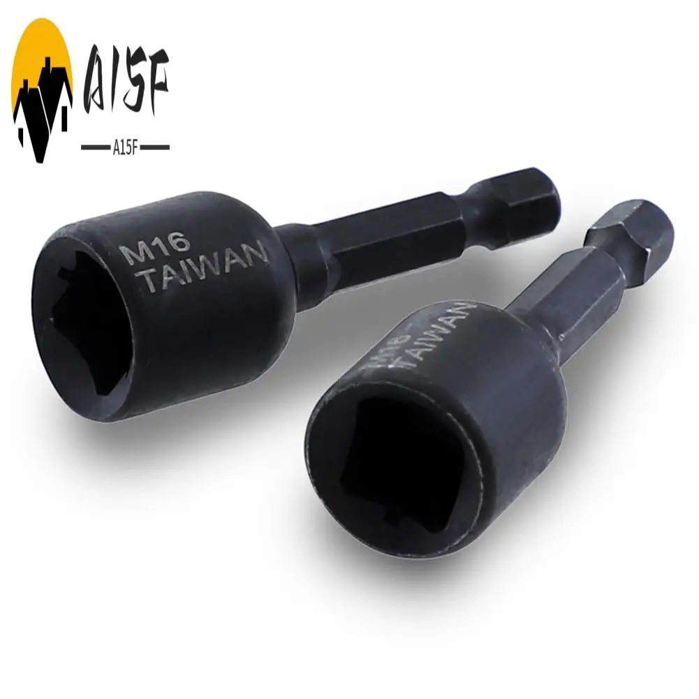 

A15F-1/4 Hex Shank Thread Tap Socket Adapter M4-M12 HSS Straight Fluted Screw Tap For Machine Tapping Threading Tool