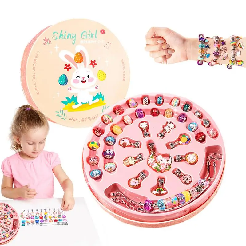 Jewelry Making Kit For Girls Educational Bracelet Making Supplies Exquisite Jewelry Kit Interesting Arts Crafts For Children