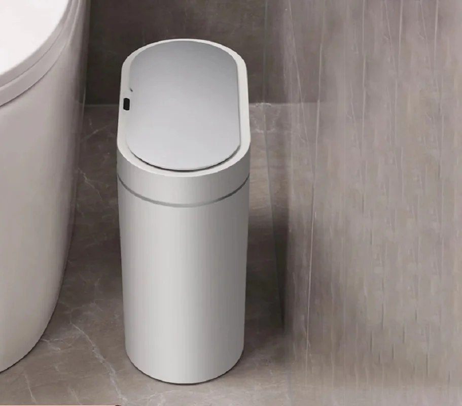 

8L/7L Smart Sensor Trash Can Automatic Household Electronic Trash Can Kitchen Trash Bin Toilet Waterproof Narrow Seam Sensor Bin