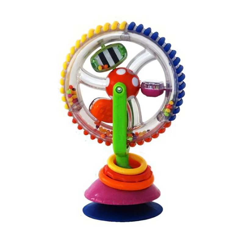 7 ''ventosa sedia da pranzo giocattolo plastica ABS per ruota del cielo sonaglio giocattolo interattivo genitore-figlio forte fisso Baby Favo