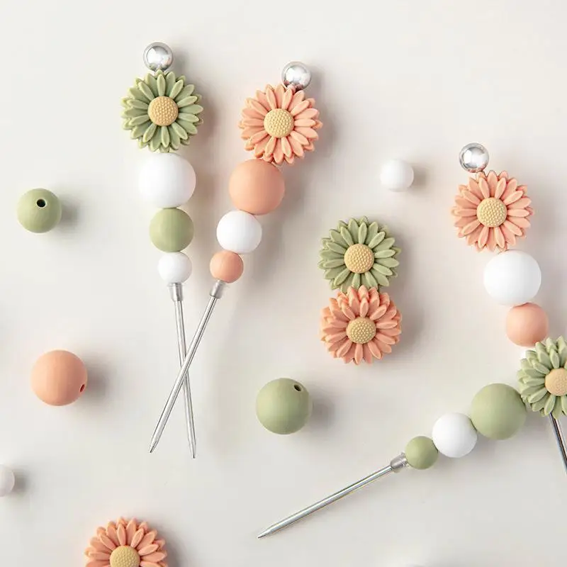 Cute Flower Design Cookie Scriber Needle Stainless Steel Air Vent Pin Decorating Tool For Sugar Cookie Baking Pastry DIY Making