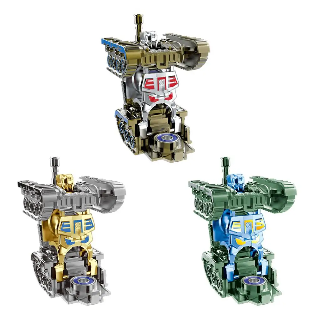 Creative Mech Fidget Spinner Simulated Tank Deformation Robot Adult Fidget Toys Plastic Hand Spinner Stress Relief Toy
