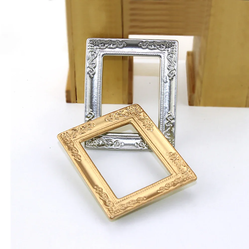 3 stuks 1/12 poppenhuis miniatuur accessoires mini hars fotolijst model speelgoed voor poppenhuis decoratie