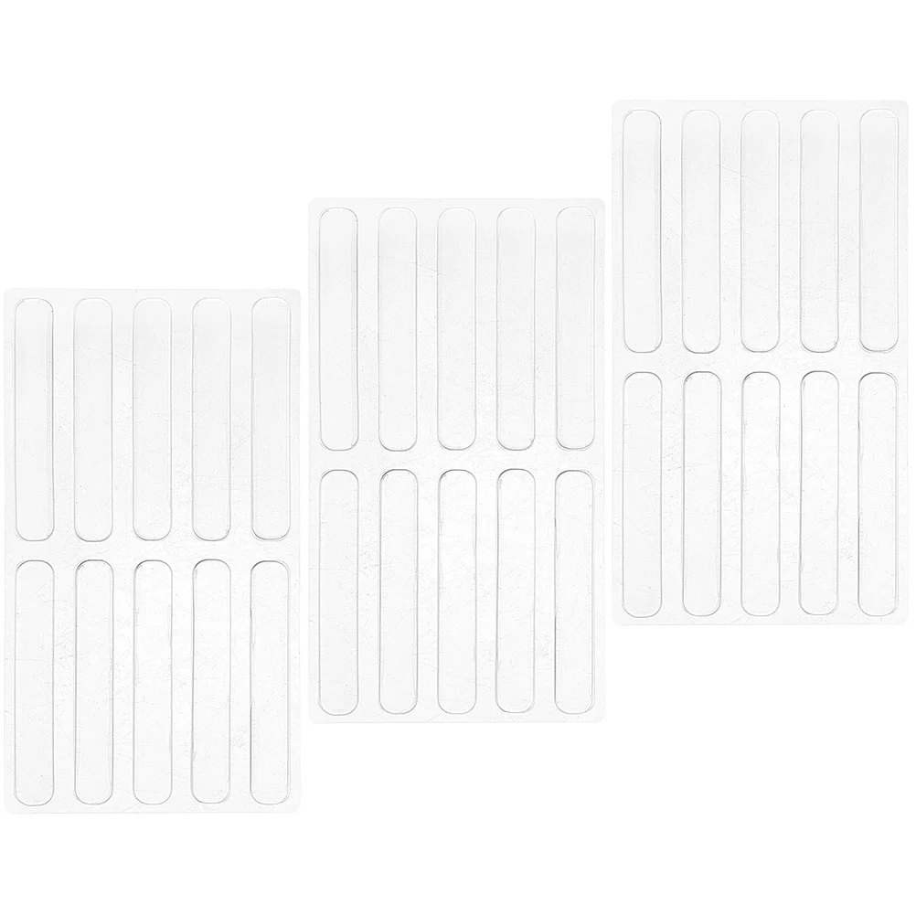 Móveis Silicone Crash Pad, Porta clara Bumpers, Rolhas do armário, Rolhas de gaveta, 30 Pcs
