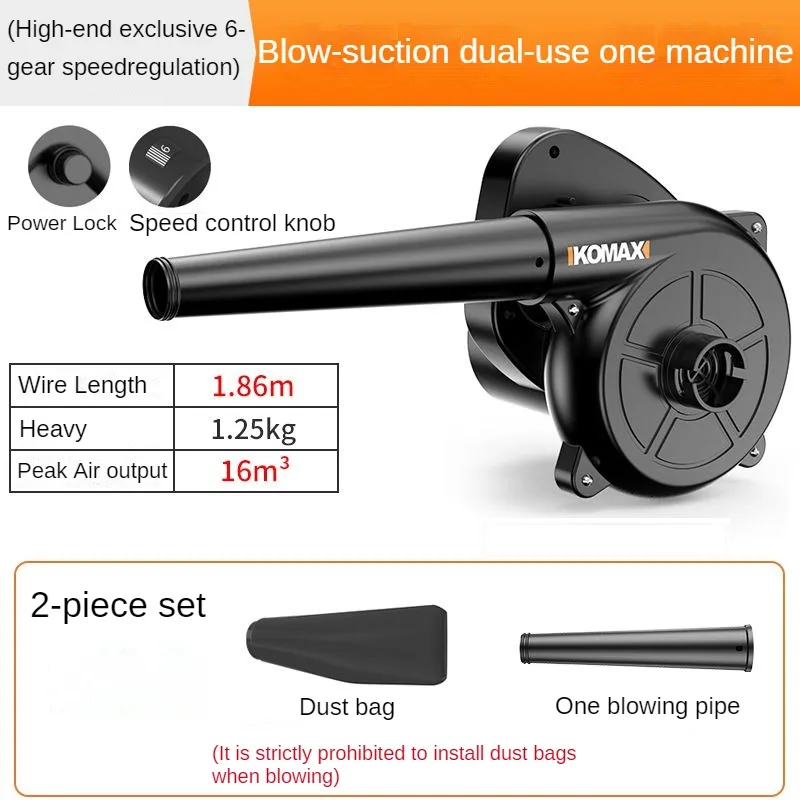 220V Mini Air Blower Kipas Listrik Daya Tinggi Pembersih Debu Komputer Kipas Penghilang Debu Alat Pembersih Vakum Industri