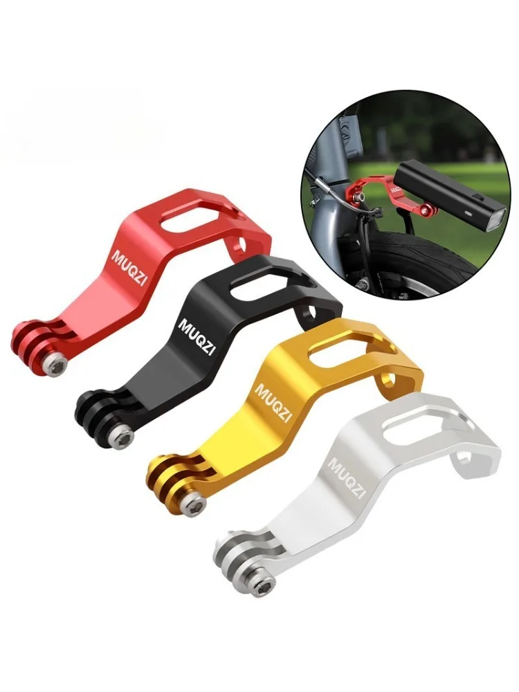 AliExpress NONE Bicycle Front Light Mount Bracket Aluminum Alloy Bike Headlight Mount Folding Bike Fork Mount for Flashlight Sport Camera