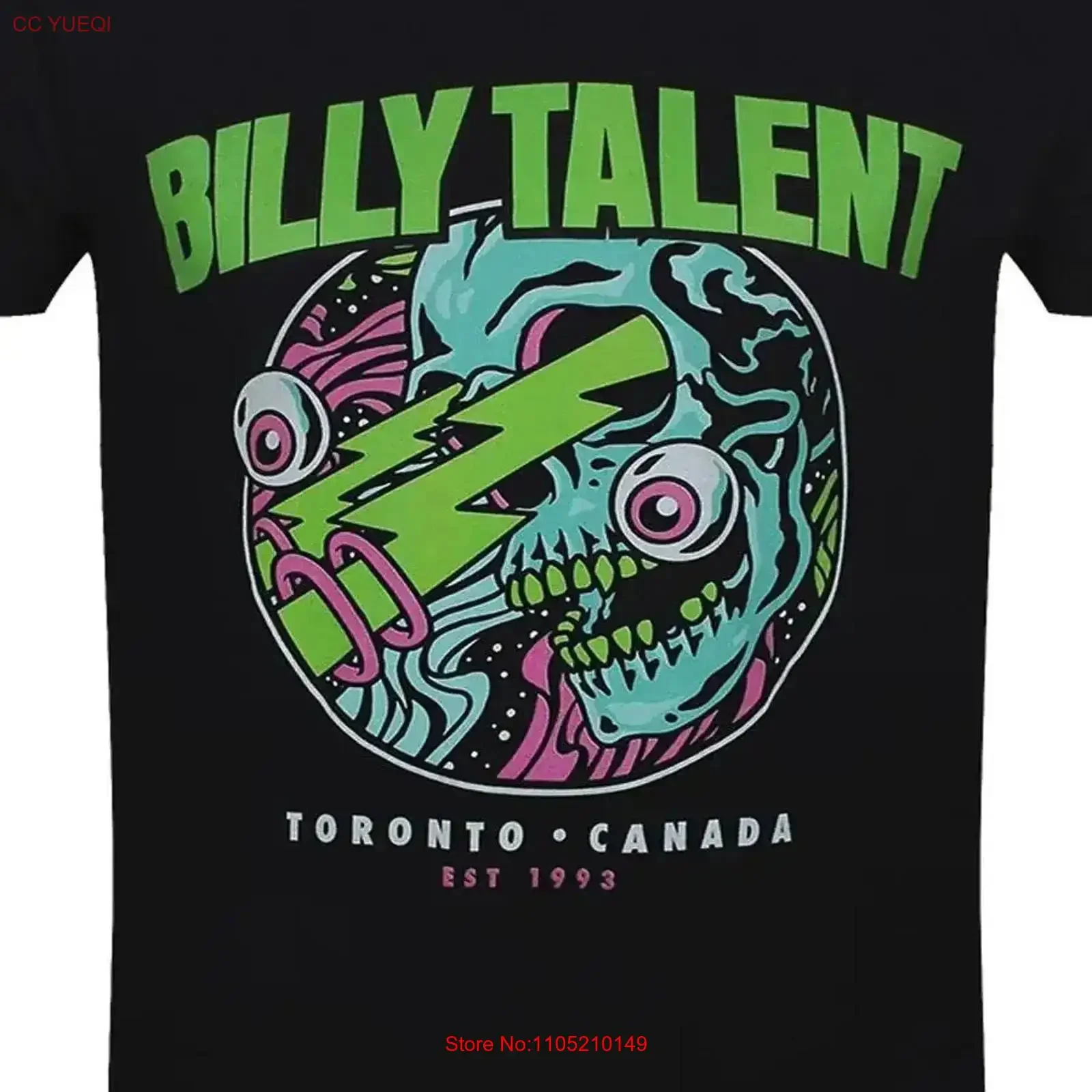 Billy Talent Toronto Canada T Shirt  Cotton Black S to 5XL MD927 vintage Washed Slightly Versatile Casual Top For Everyday Wear