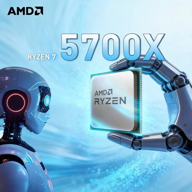 AMD Ryzen 7 5700X R7 5700X 4.6 GHz Eight-Core 16-Thread CPU 7NM AM4 Socket but without cooler