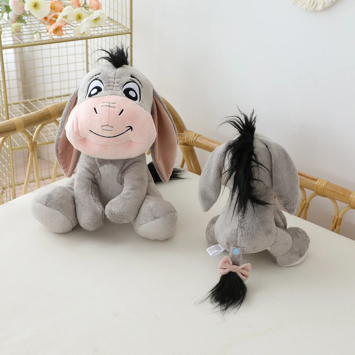 

Eeyore плюшевый Ослик Игрушки кавайная плюшевая кукла, подарки для детей, сидя, плюшевый Ослик Doll