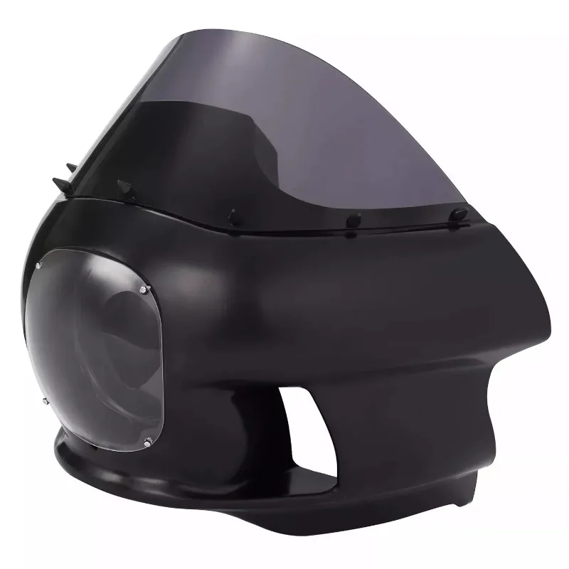 Fairing & Headlight Mount Windshield for Dyna Wide Glide 2006-2017