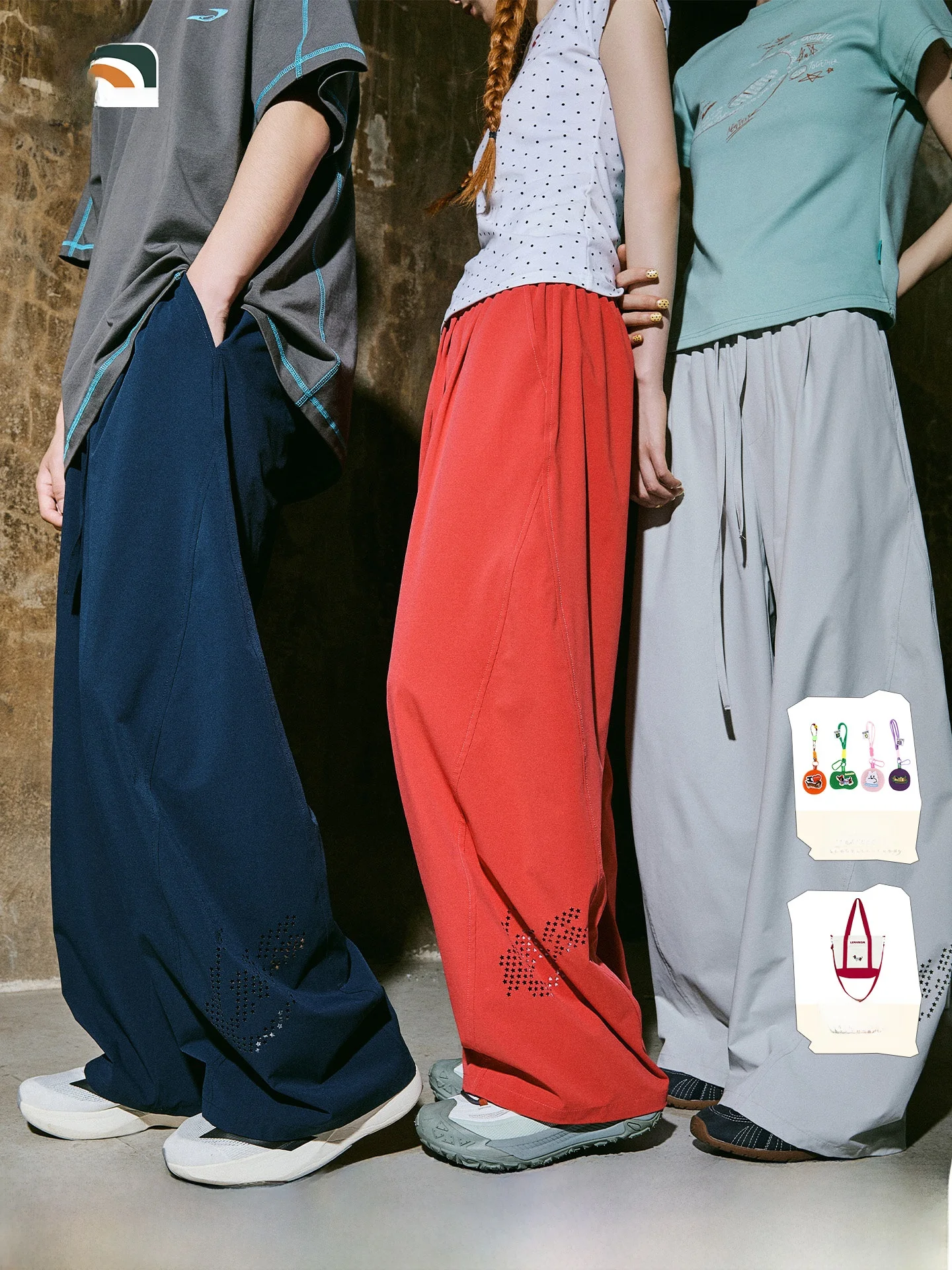 Lemanism American Trend  Color Loose Leggings Men's 2026 New Couple Style Summer Casual Pants Women's Straight Leg