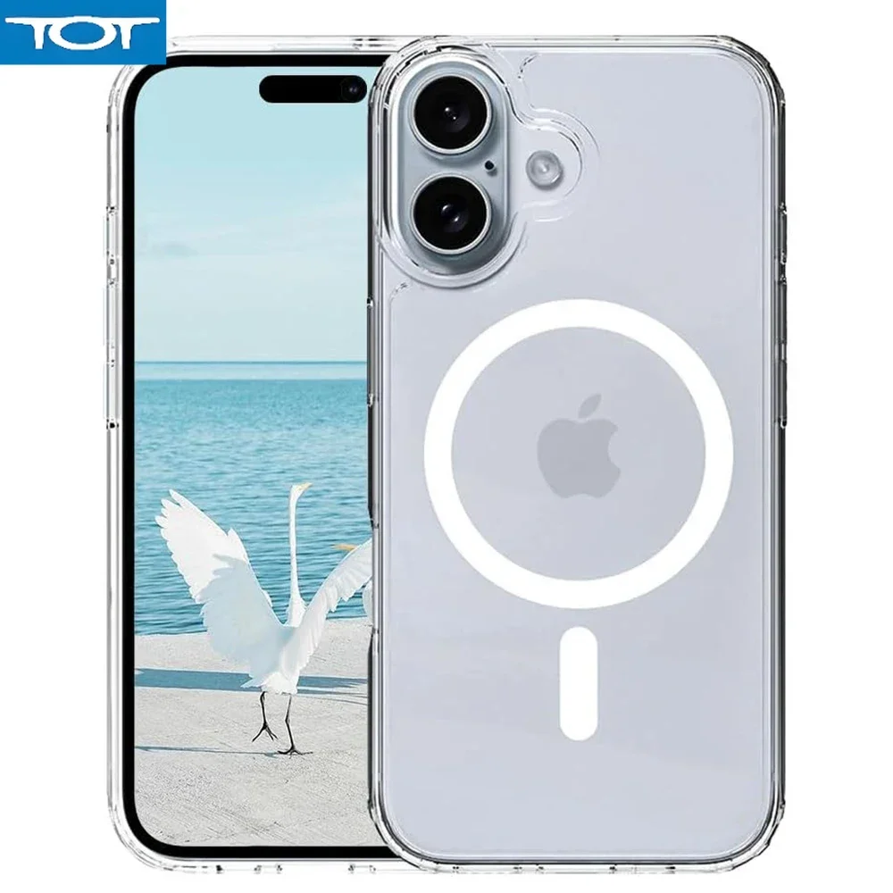 Роскошный гибридный противоударный чехол для iPhone 16, 15, 14, 13, 12, 11 Pro Max Plus, мини-жесткий силиконовый корпус, сильный магнитный чехол Magsafe